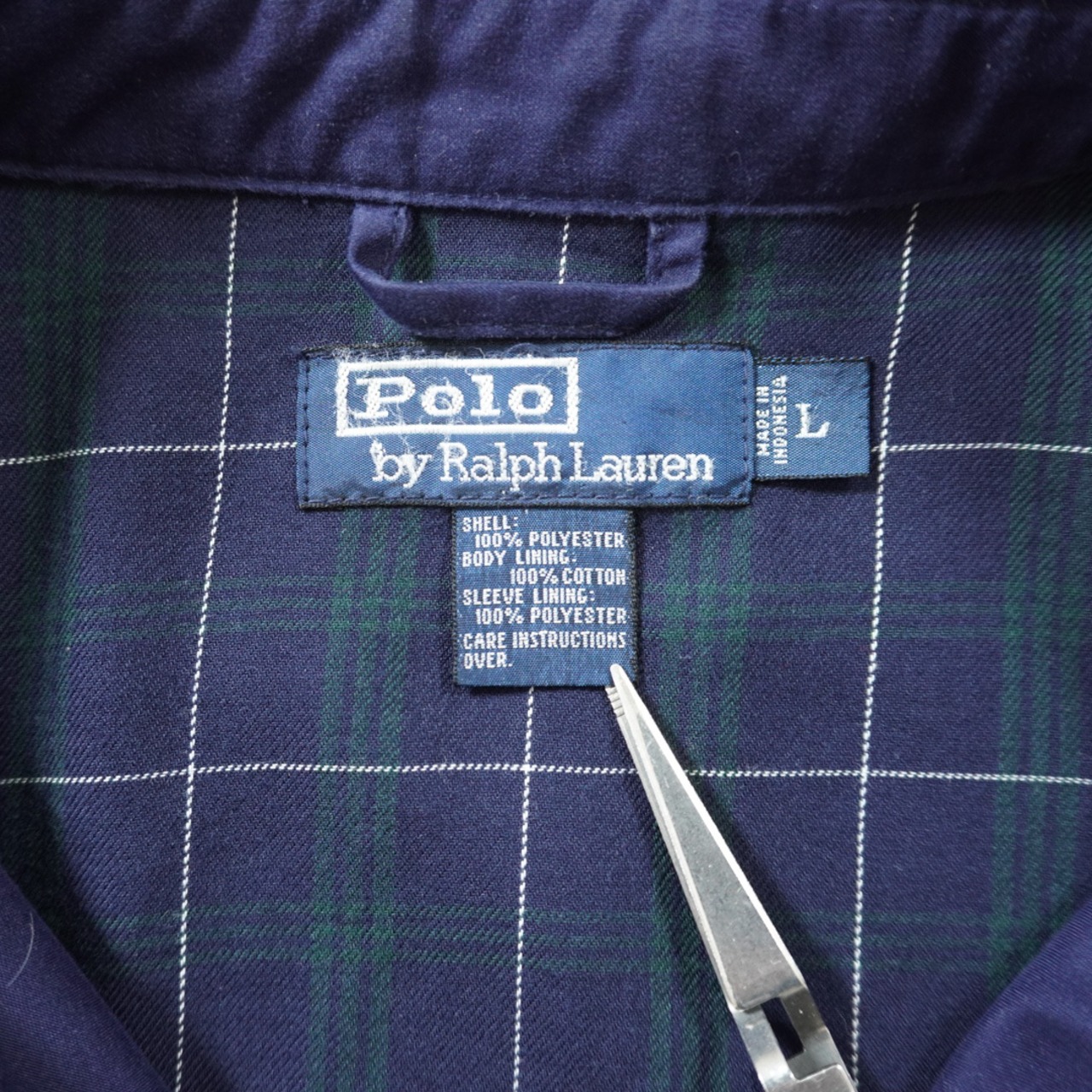 Polo by Ralph Lauren Harrington jacket navy L 古着 - 7