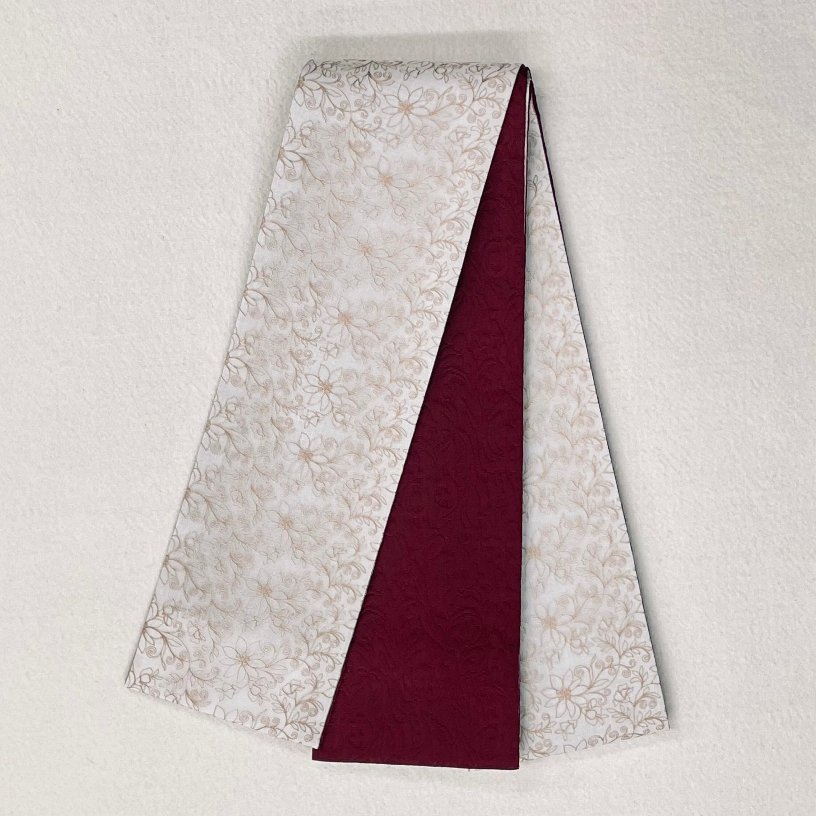 両面半幅帯 レースオーガンジー ジャガード織 | ichikame