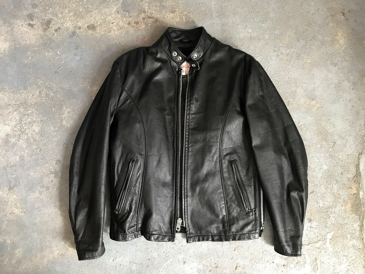 70~80s EXCELLED genuine leather jacket MADE IN USA
