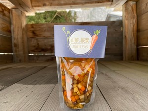 山菜と根菜のお漬けもの