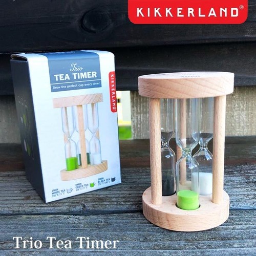 Trio Tea Timer トリオティータイマー 砂時計 １分 ２分 ３分 KIKKERLAND DETAIL