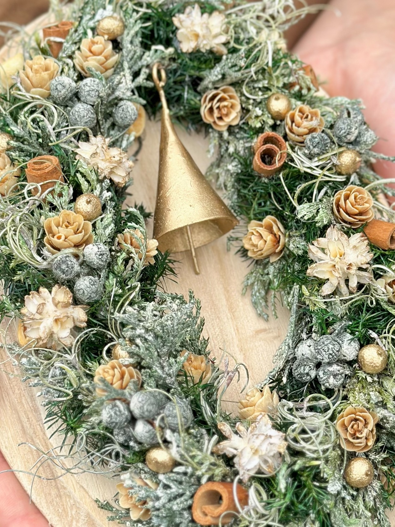 冬の森リース(木のプレート) 【季節限定商品】 画像6