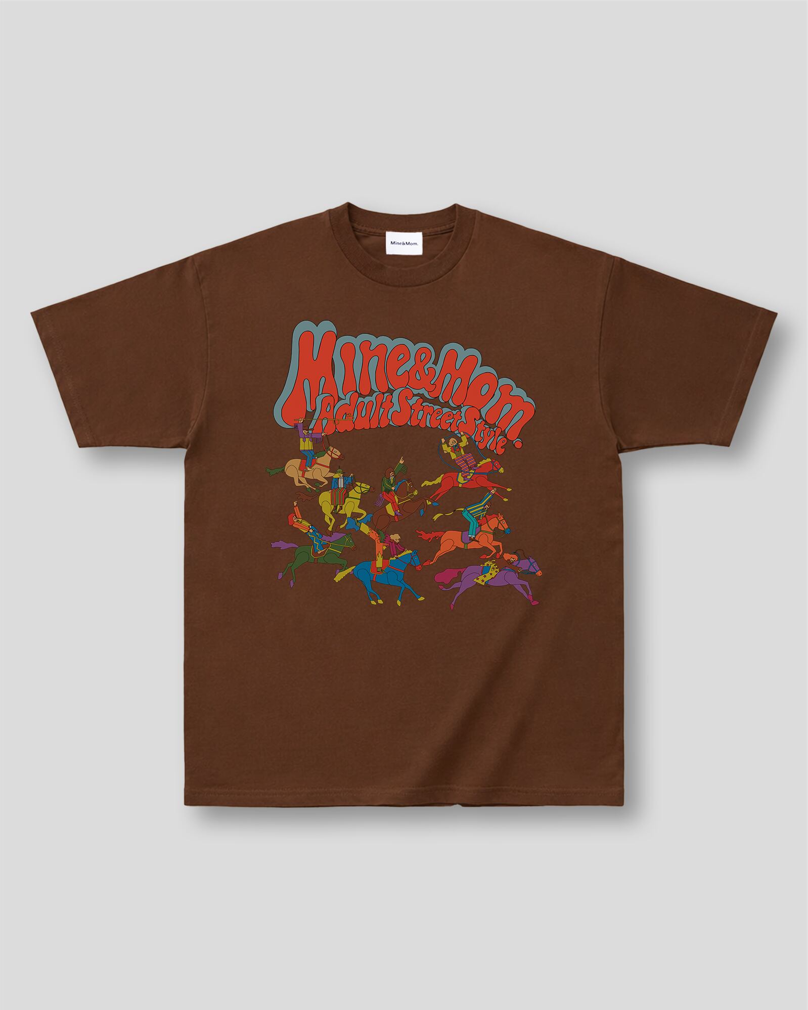 LP MM HORSE RACING S/S TEE BROWN