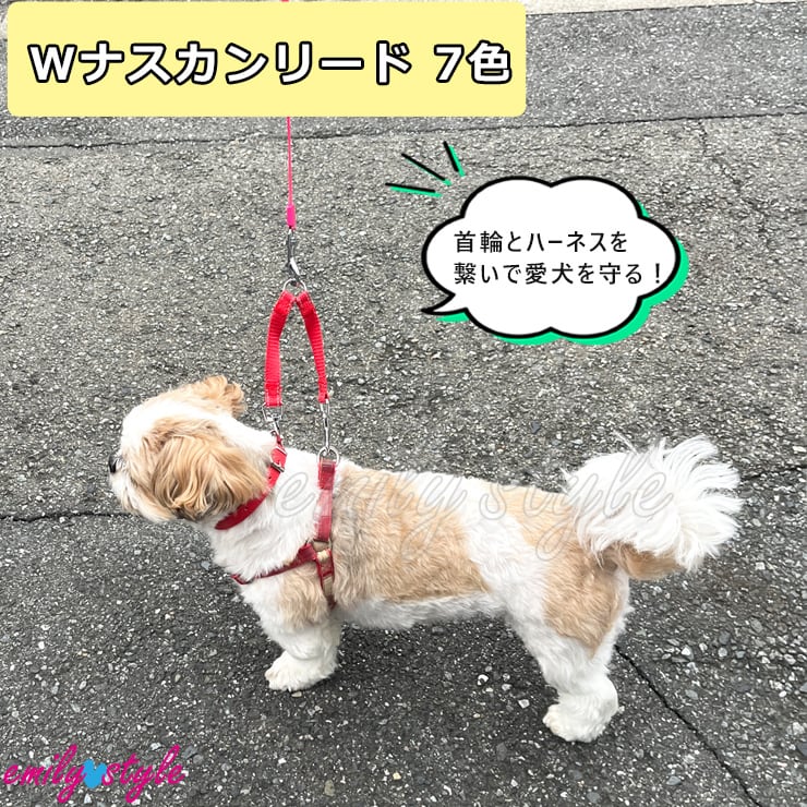 ダブルナスカンリード】 7色 ジョイントリード フック すっぽ抜け防止
