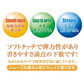 共栄プラスチック 下敷き オリオンズ 硬筆用 ソフト A4 透明 NO.1204