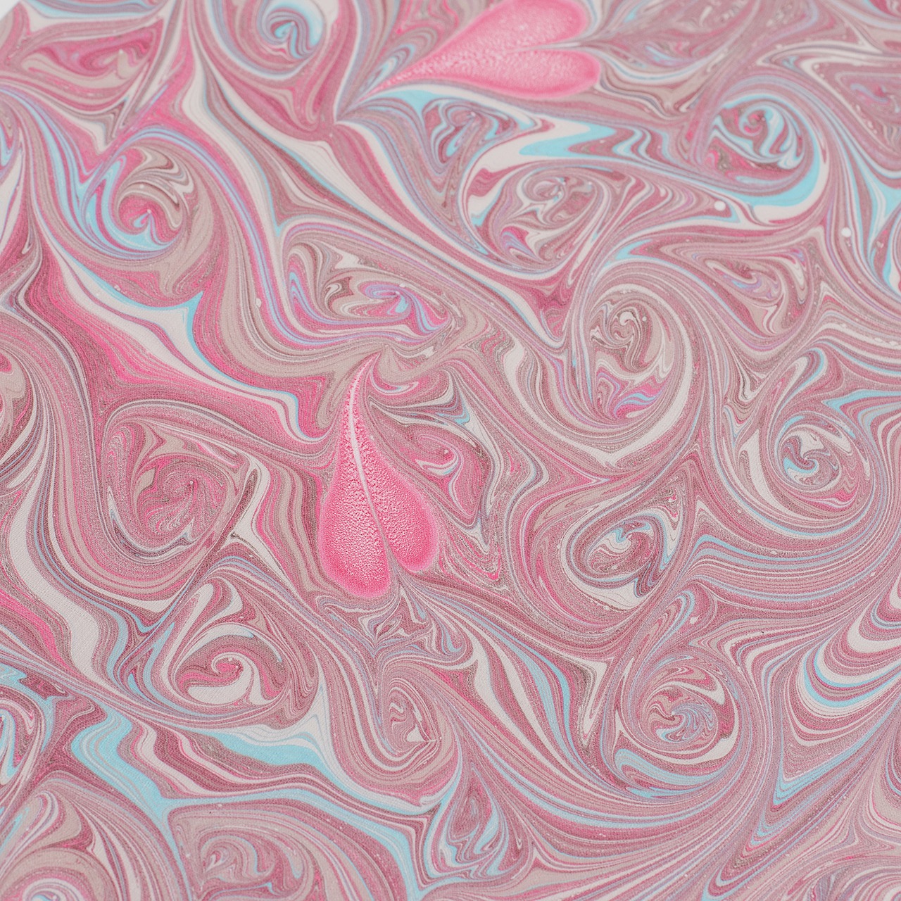 リバーシブル半巾帯 ❤︎［bitter chocolat framboise mousse］ピーコック崩し×マーブル