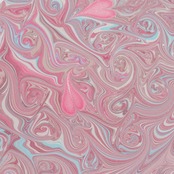 リバーシブル半巾帯 ❤︎［bitter chocolat framboise mousse］ピーコック崩し×マーブル