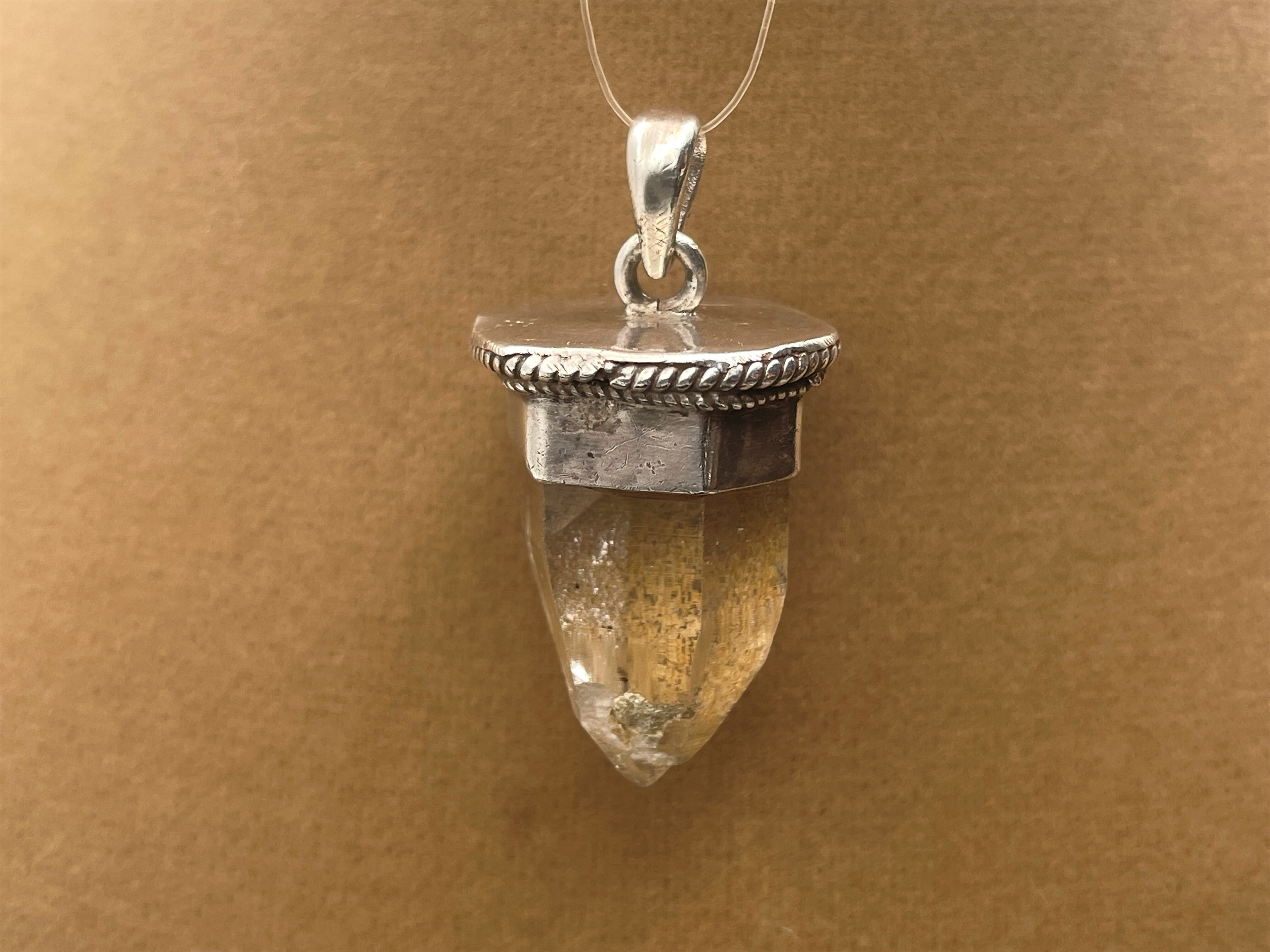 シルバーペンダントトップ（ガネーシュヒマール水晶） | DantaliaN