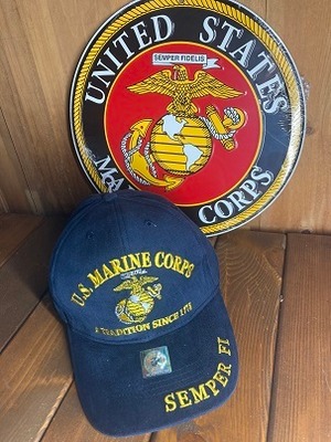 ミリタリー 帽子 US MARINES 海兵隊　キャップ  CP00300