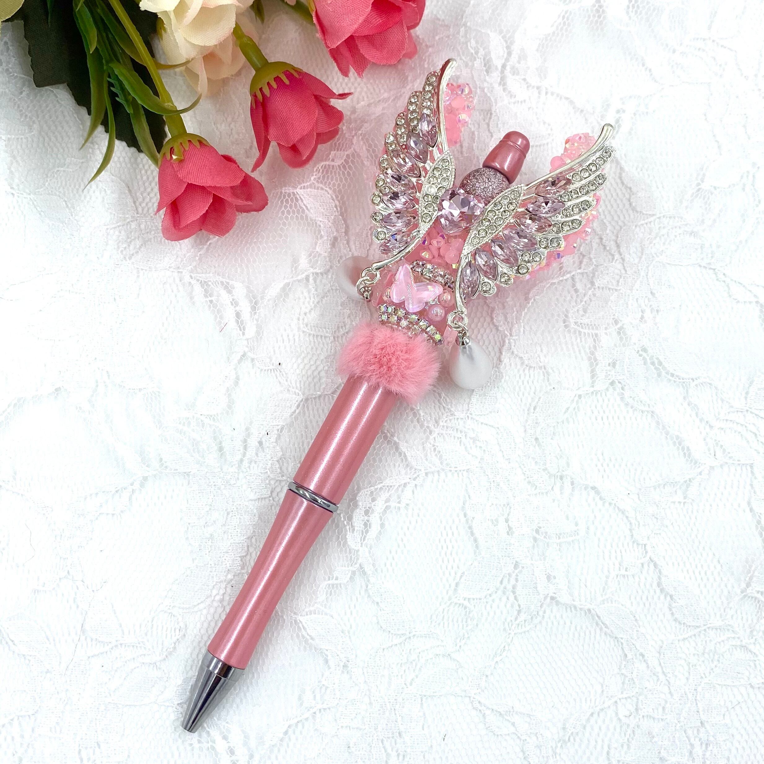 183 カスタムボールペン完成品 蓄光薔薇&シュガーゴージャスウイング