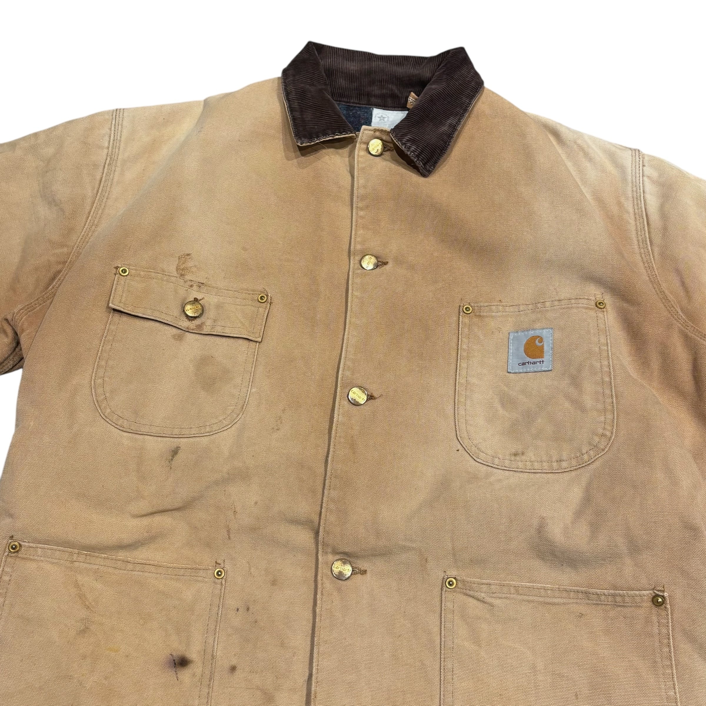 90's USA製 Carhartt Michigan Chore Coat M L / カーハート 90's USA製 Carhartt Michigan Chore Coat M L / カーハート
