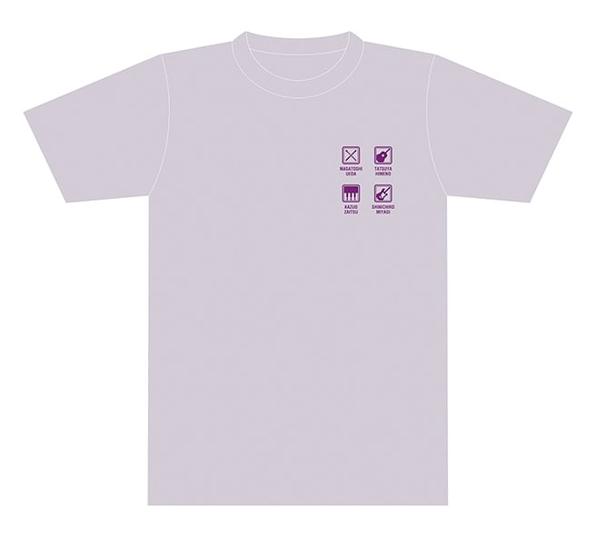 【通信販売限定】アンコールツアースケジュール入り半袖Tシャツ(ラベンダーミスト)とアンコールマフラータオルのセット - 画像2