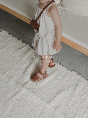 [atomeme] Bloom Sleeveless Tee / [아토메메] 블룸나시티