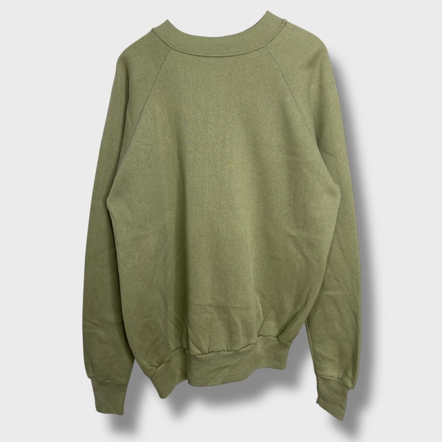 80s USA製 Pannill ブランクスウェット 無地 グリーン系 L