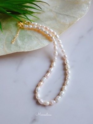 Freshwater pearl necklace(淡水パールネックレス)