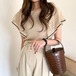 トップス・个性・半袖シャツ・シフォンブラウス・流行り・レディース服・フェイク