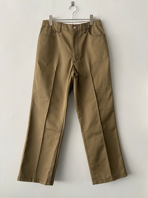 e.sen / TONY / PC TWILL - BEIGE (BLACK STITCH)