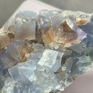 ビンガム産✩スカイブルーフローライト原石クラスター