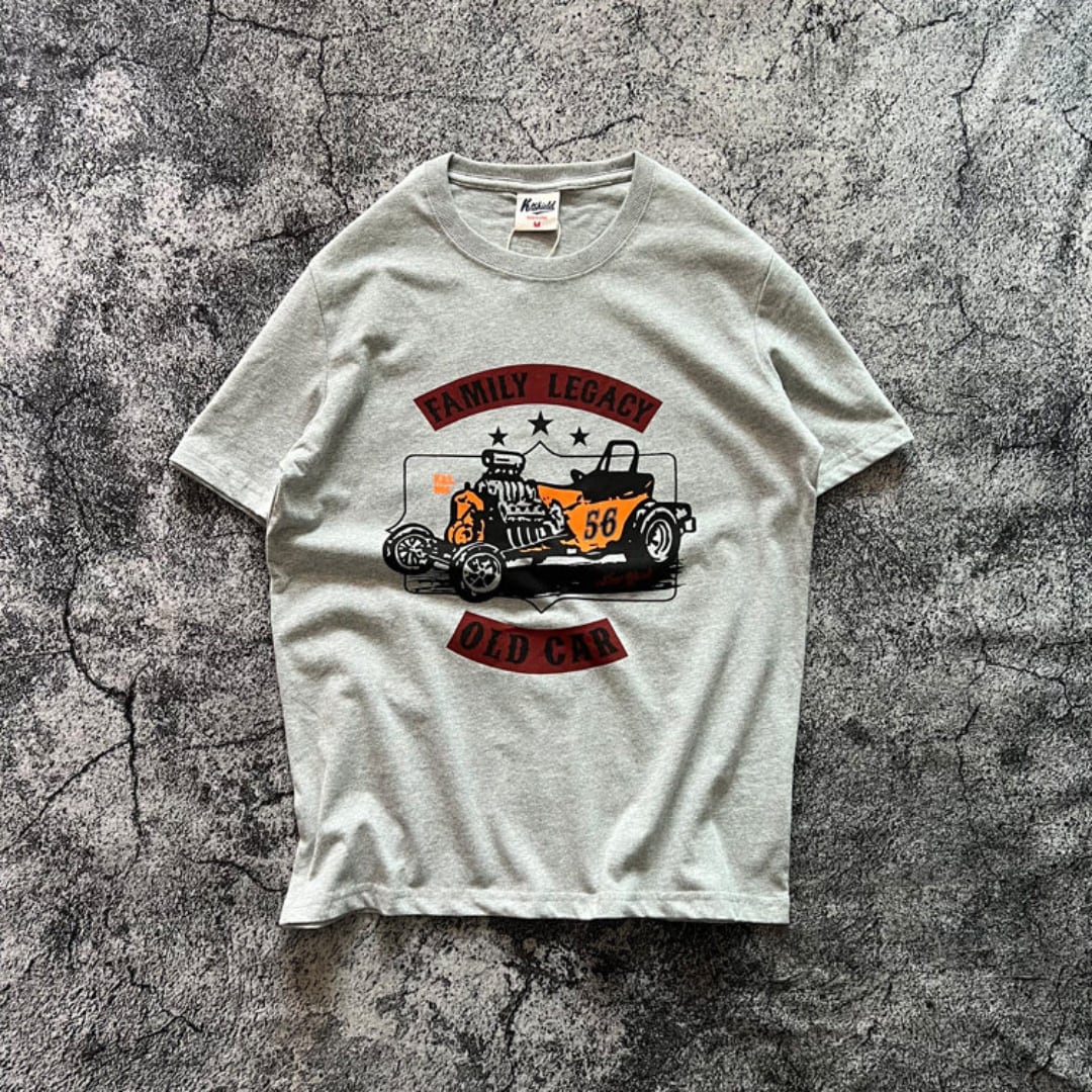 cultural print trendy T-shirt(GV350)