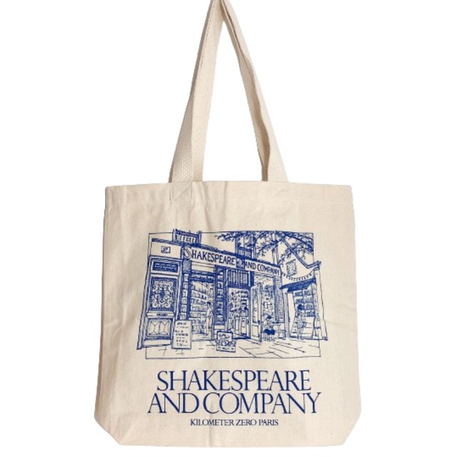 SHAKESPEARE AND COMPANY トートバッグ （ブルー）