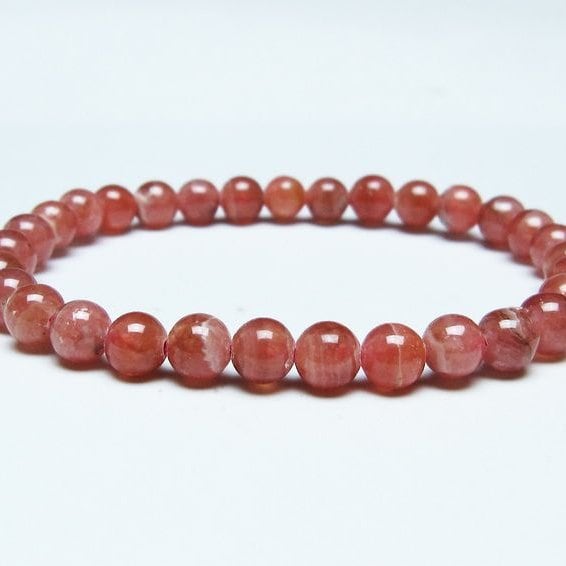 インカローズ ブレスレット 6mm ロードクロサイト ブレス 一点物 メール便可 [M便 1/10] 111-46643