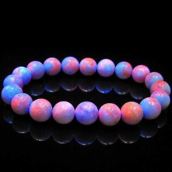 ハックマナイト ブレスレット 10mm 一点物  111-33346