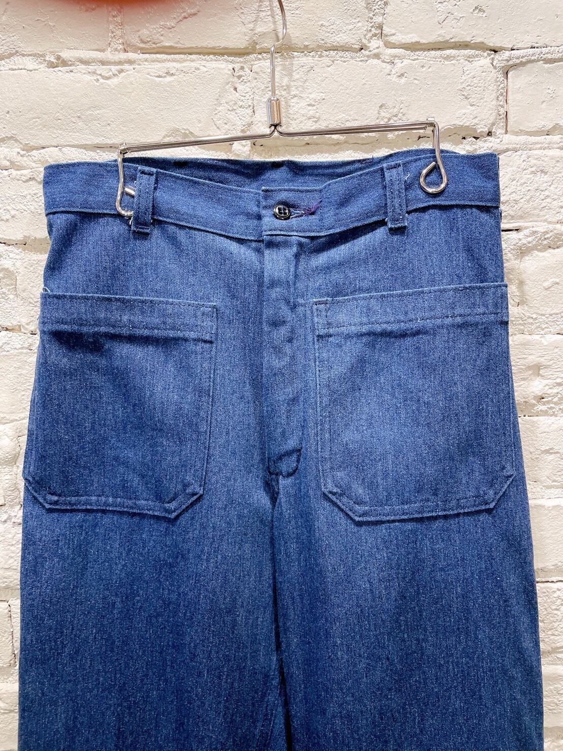 80年代 U.S.NAVY フレアデニムパンツ セーラーパンツ USA製 | Used 