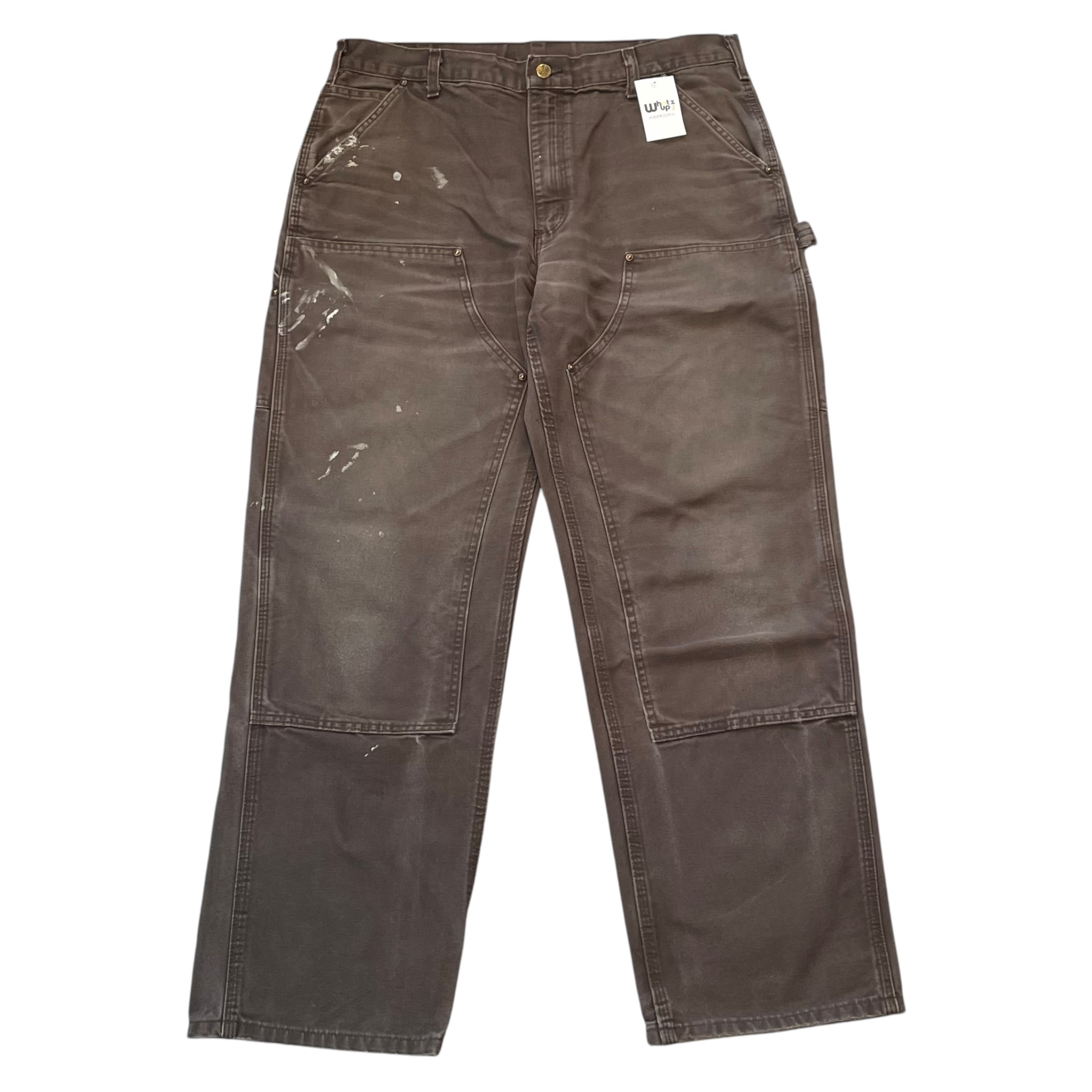 2014s Carhartt Double knee "brown" duck pants