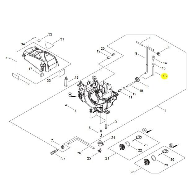 パイプ（ V471-001201 ） V471-001200より変更 やまびこ純正