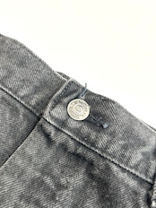 90s Lee 200 "BLACK" DENIM PANTS MADE IN USA Size W38L32→W38L31.5
