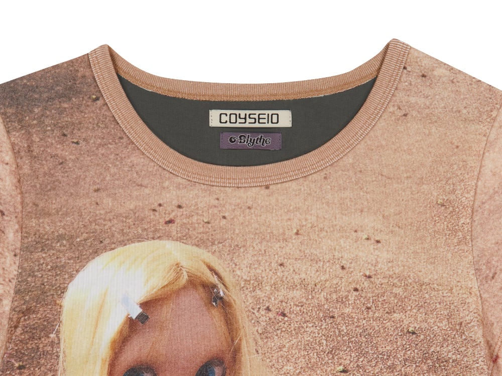 ☆[RESELL][COYSEIO] COYSEIO X BLYTHE SCENIC GRAPHIC T-SHIRT ASH
