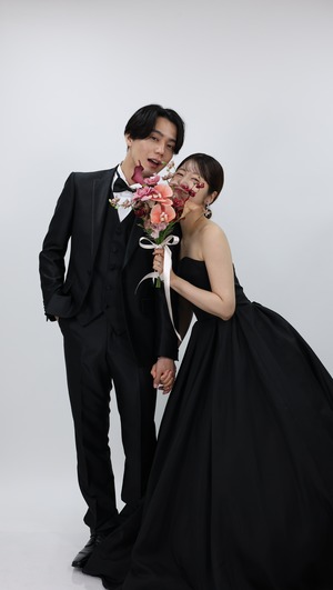 【Rental】Wine red bouquet