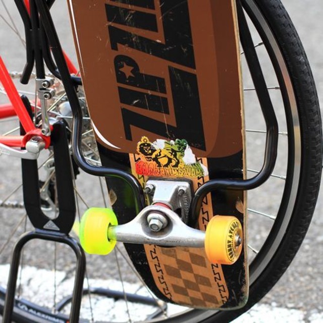 "Fairdale" Skateboard Pannier Rack (black) Fergie Cycle