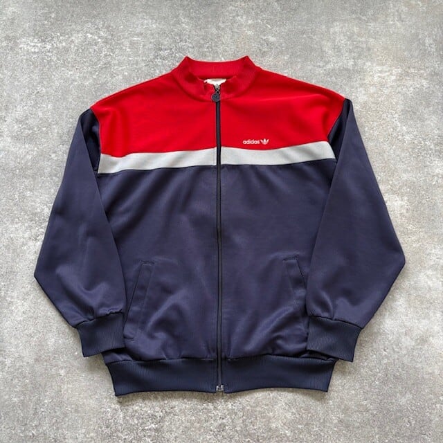 90年代 adidas アディダス ベロアジャージ ワンポイントロゴ刺? メンズ