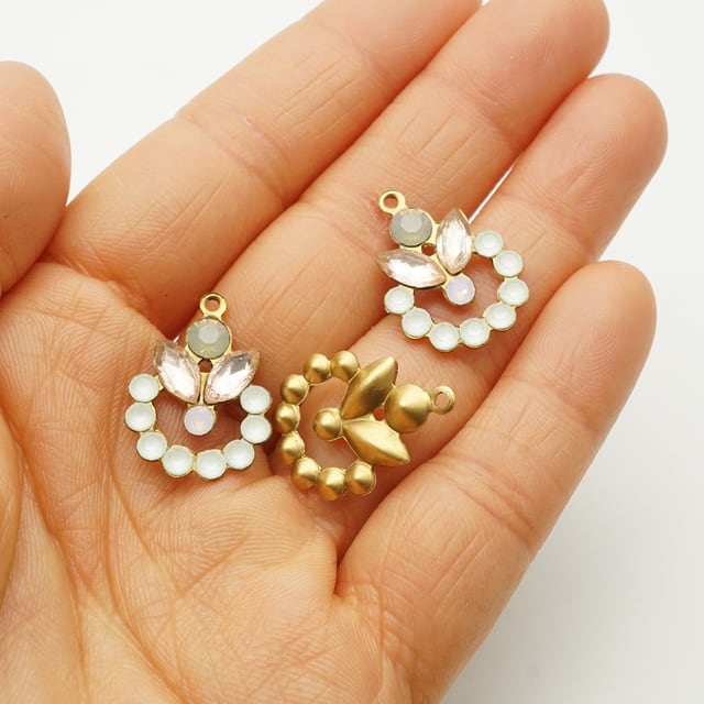 ミルフィオリ×スワロフスキー×チェコビーズチャーム