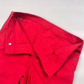 adabat アダバット クロップド丈 パンツ 42/レッド レディース ゴルフ