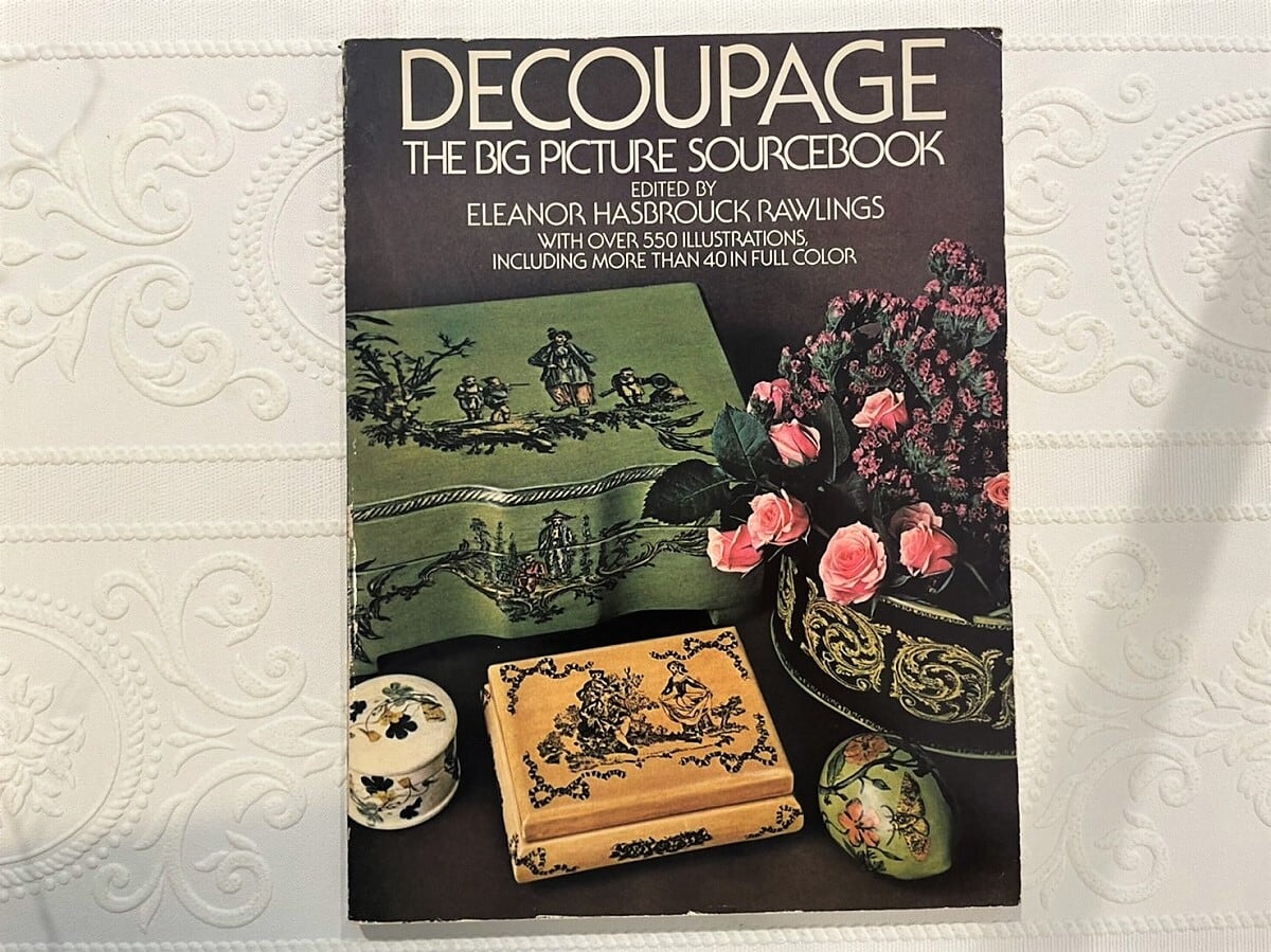 【VA427】Decoupage The Big Picture Sourcebook /visual book KITAZAWA