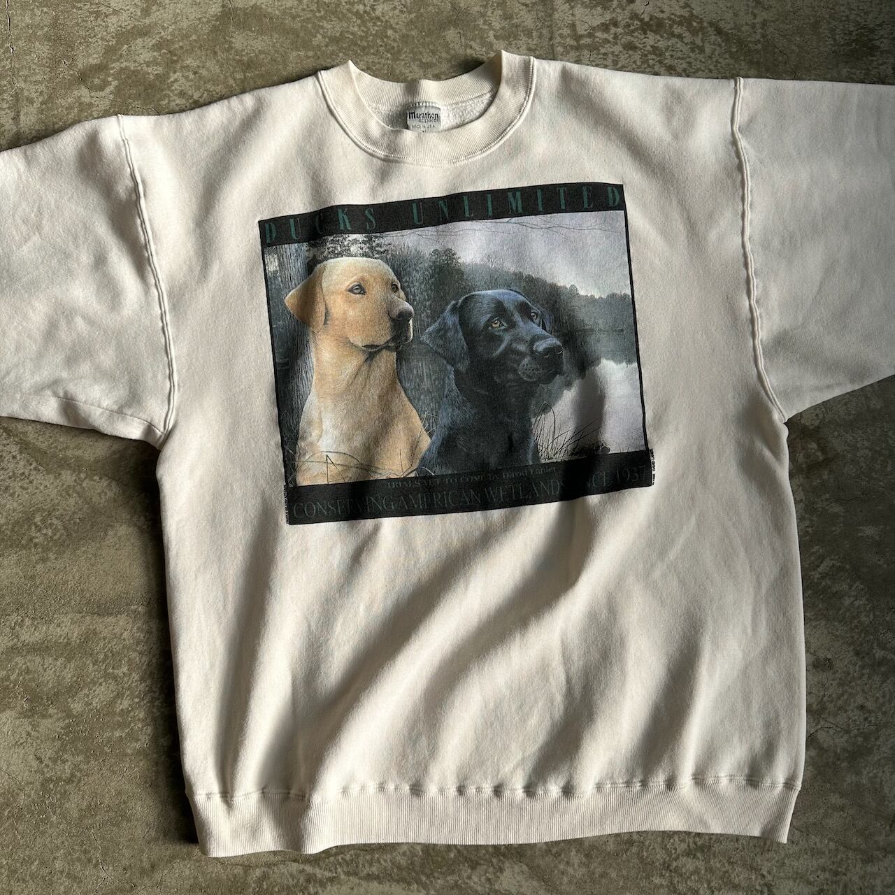 90s USA製 ラブラドールレトリバー スウェット 犬 アニマル 90s USA製 ラブラドールレトリバー スウェット 犬 アニマル