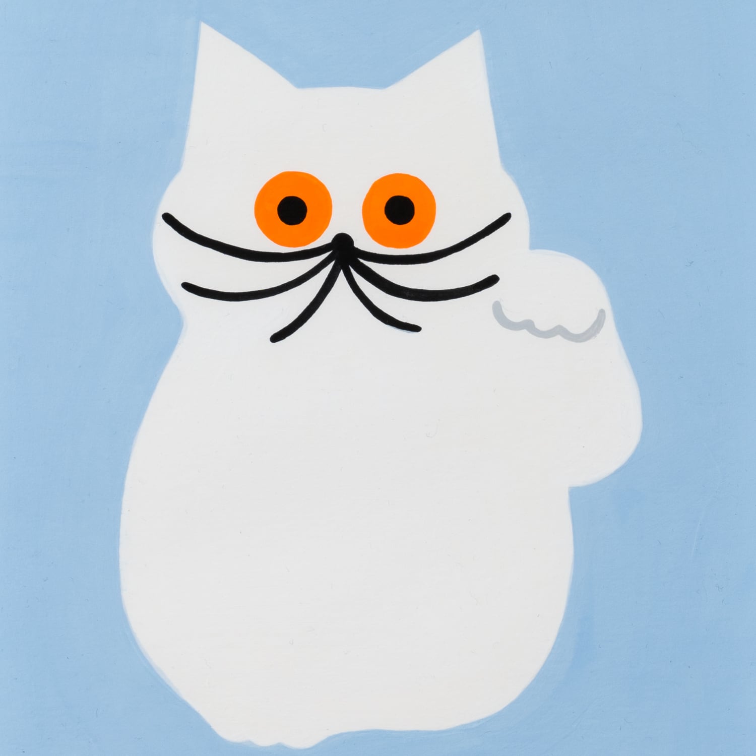 会場売約済】umao 原画作品B しろまねきねこ | TOKYO PiXEL. shop
