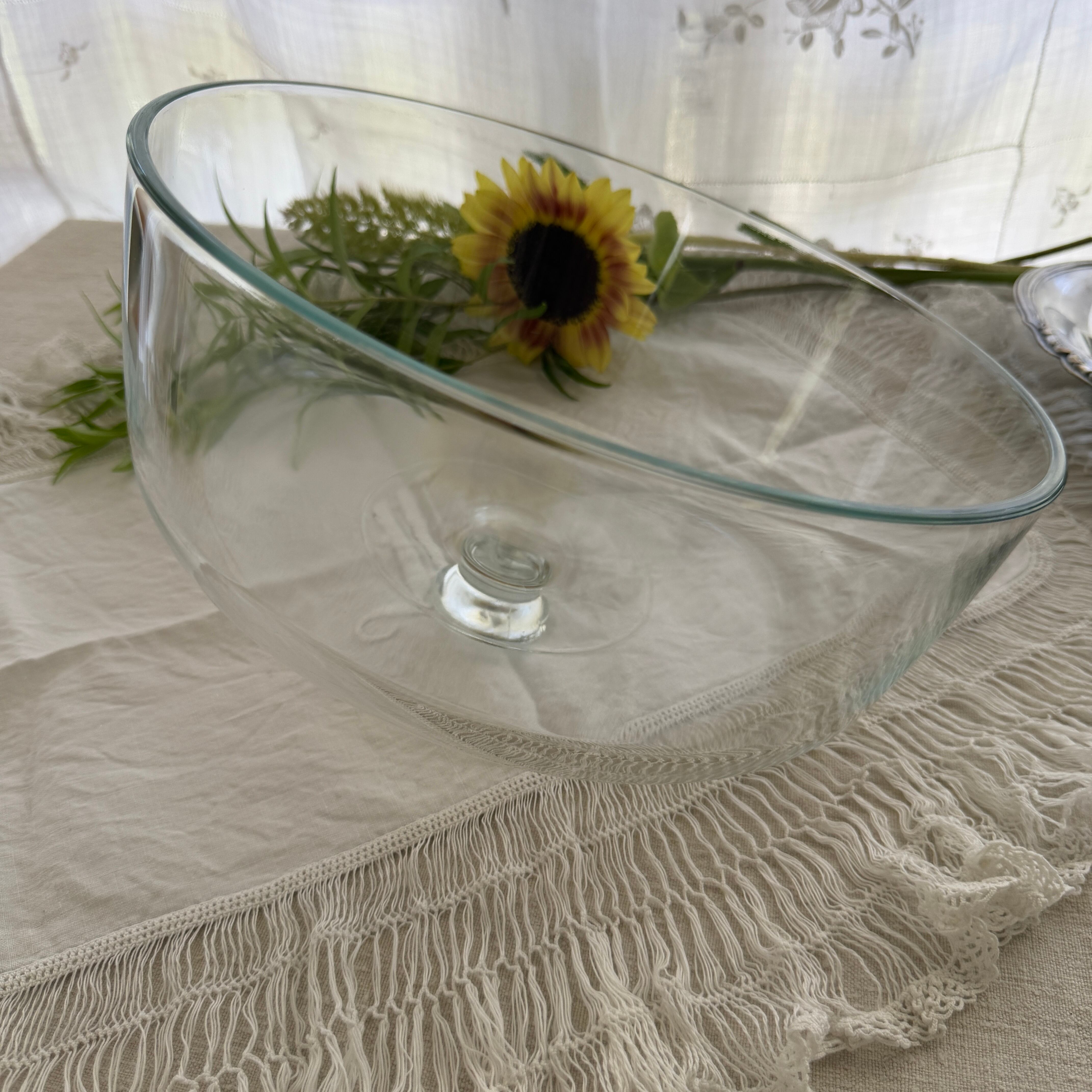 French Vintage Glass Dome/フランスヴィンテージのドーム型カバー