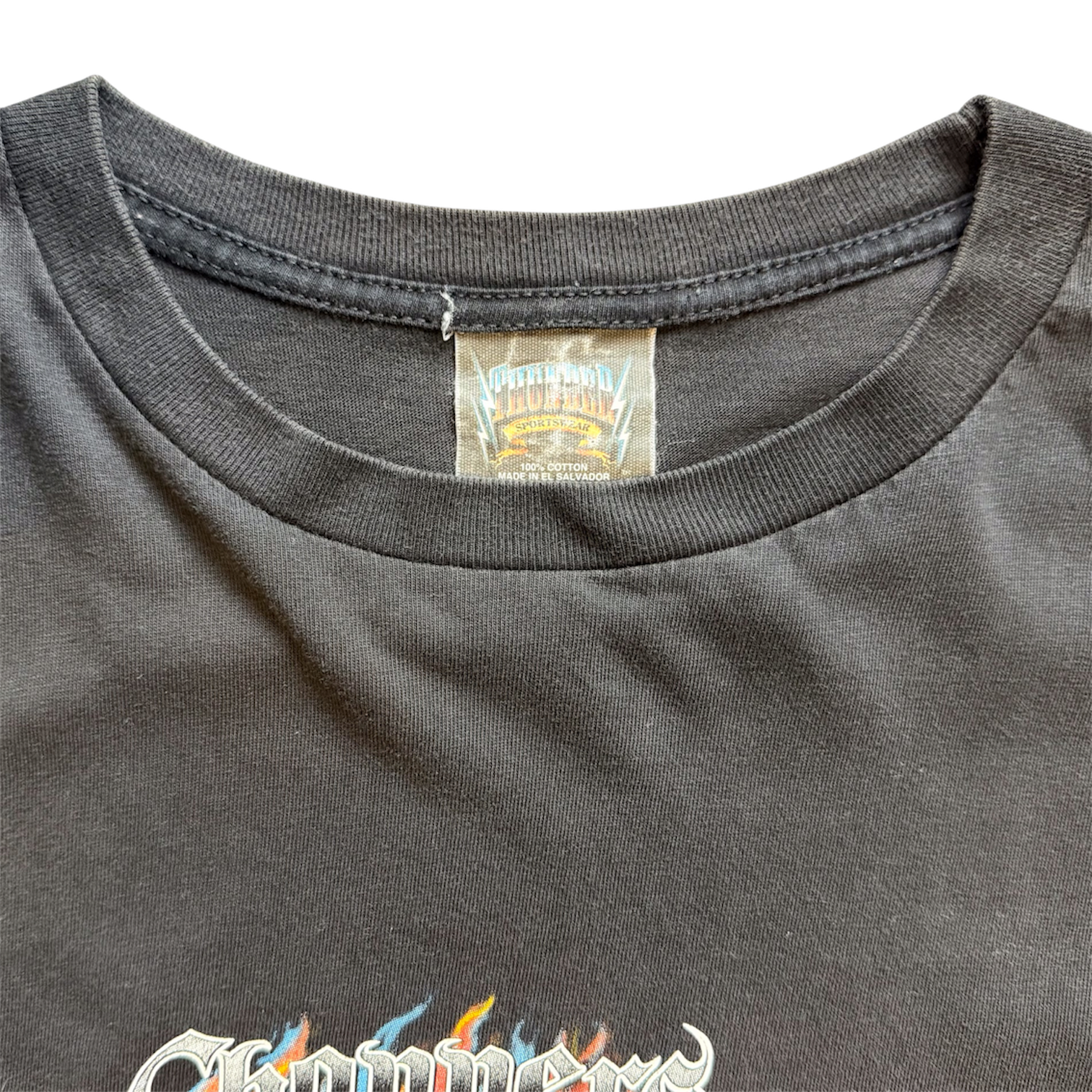 Motorcycle Print Longsleeve Tee