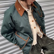 雪明かりノルディックを纏うVネックベスト《W0227》