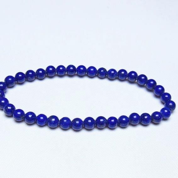 ラピスラズリ ブレスレット 5mm 一点物 メール便可 [M便 1/10] 111-48494