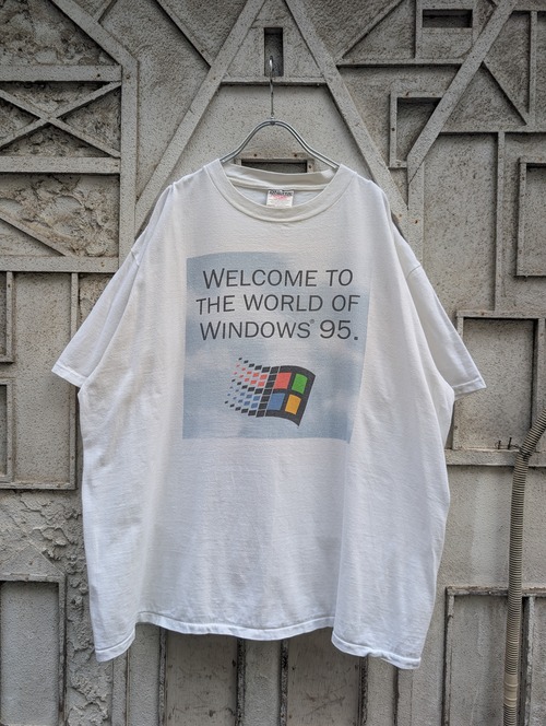 "MICROSOFT" print tee / Windows 95 / made in USA