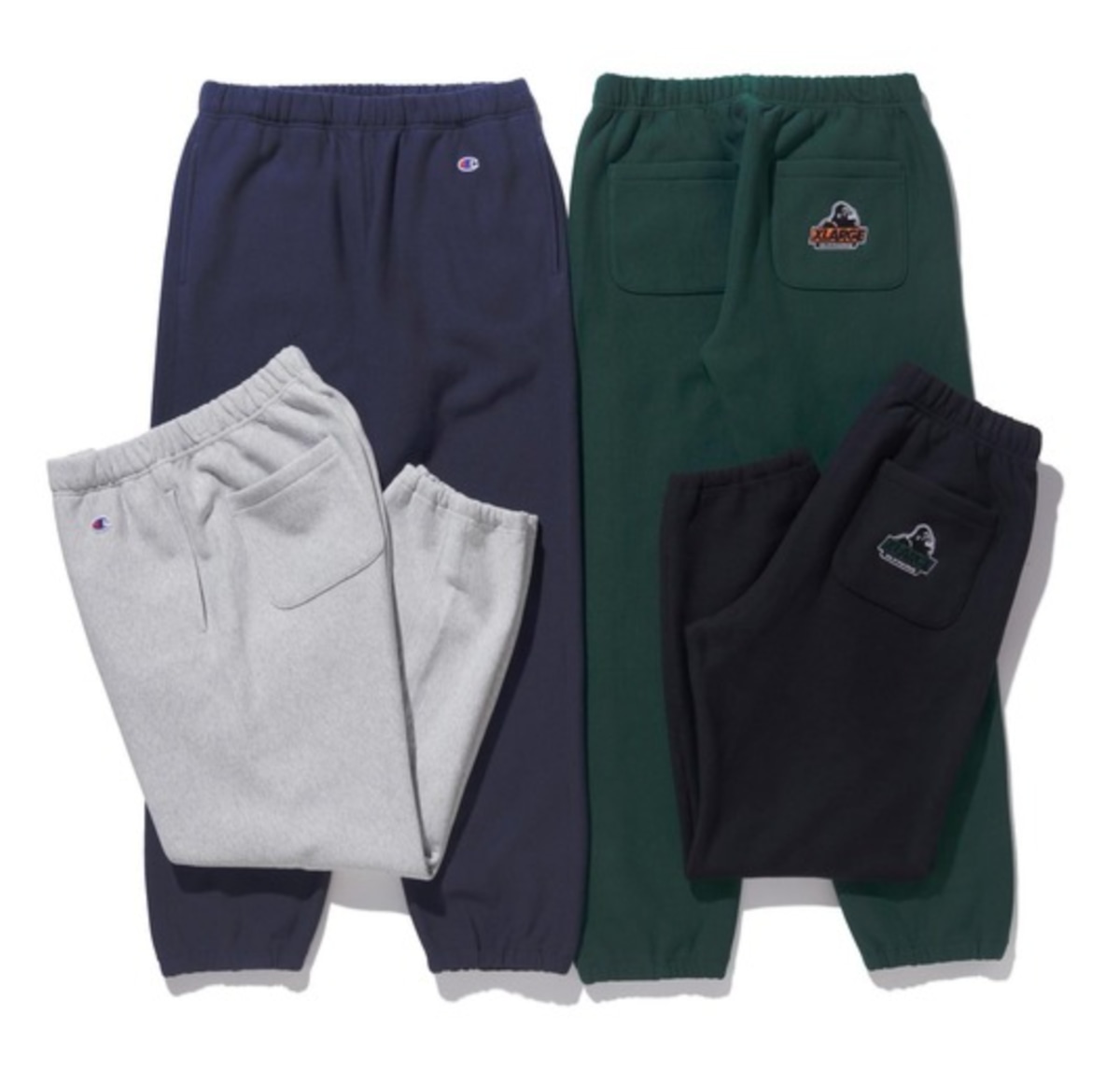 XLARGE】XLARGE×Champion REVERSE WEAVE SWEAT PANTS チャンピオン