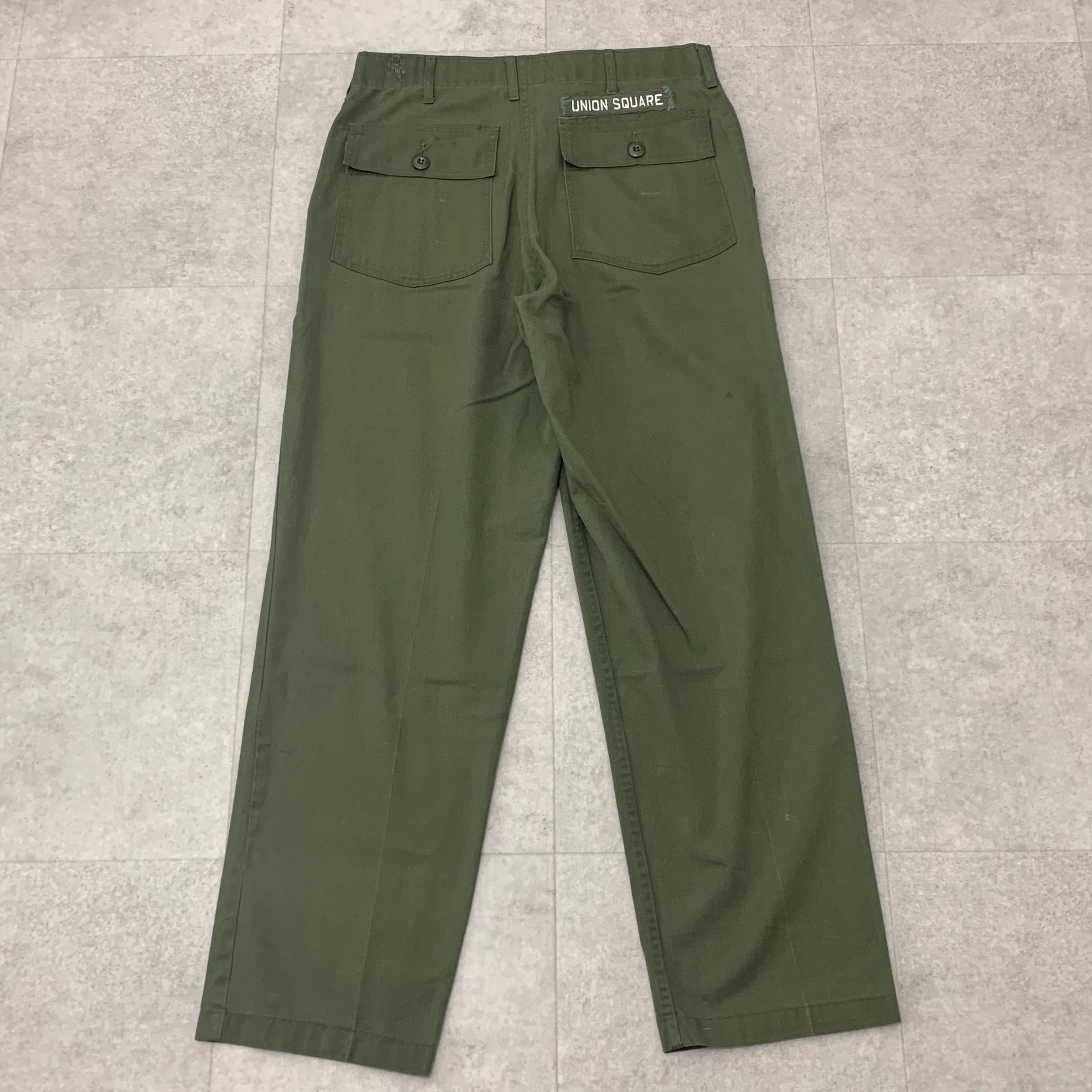 34×31 アメリカ軍 OG507 ミリタリー 実物 軍パン ベイカーパンツ