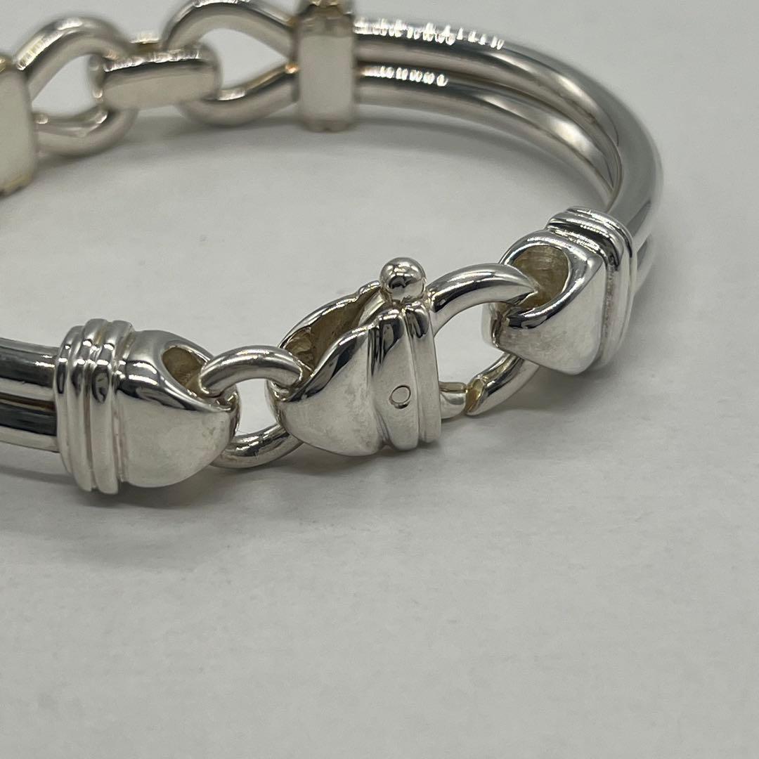 ティファニー TIFFANY ダブル ループ ブレスレット コンビ 希少 希少】ティファニー TIFFANY&CO ダブルループ ブレスレット コンビ