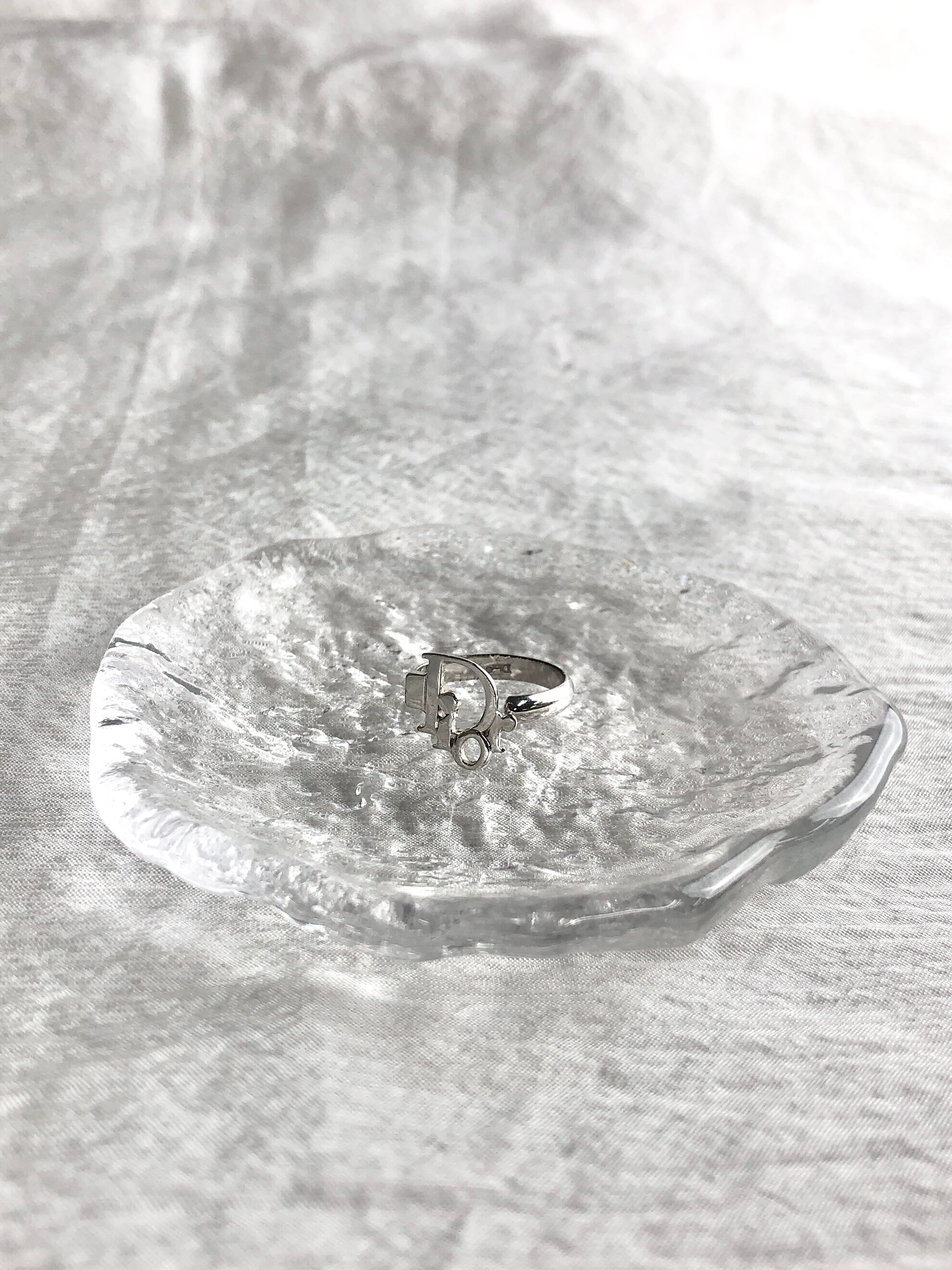 Christian Dior クリスチャン ディオール 指輪 シルバー Diorロゴ vintage ヴィンテージ オールド s42k5y