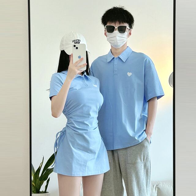 ペアルック ポロシャツ＆T＋スカート 特別な高級デザイン | ecmall