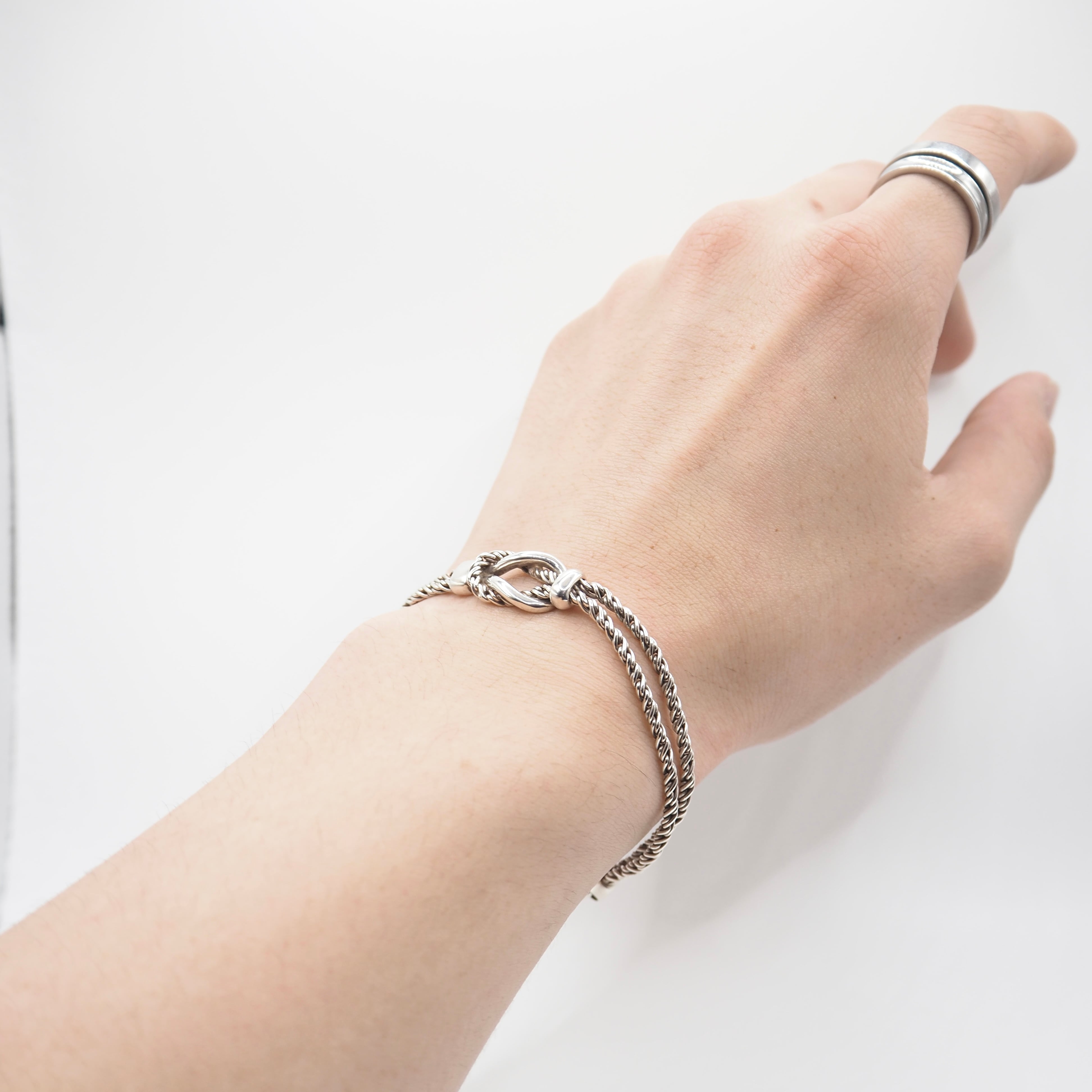 Tiffany&Co. ダブルロープ ブレスレット シルバー925 ティファニー